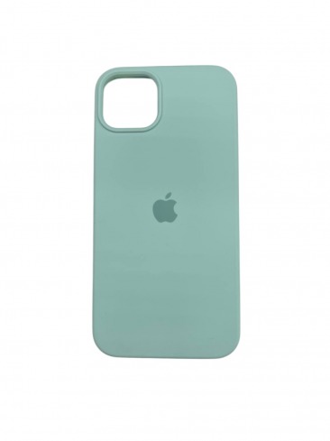 Чехол для Apple iPhone 14 Plus, 15 Plus Silicone Case (мятный)
