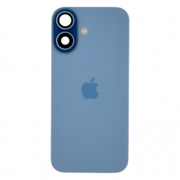 Задняя крышка в сборе с кронштейном, линзами камеры и шлейфом для iPhone 17 (туманно-голубой (Mist Blue)) (AASP)