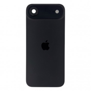Задняя крышка в сборе с кронштейном, линзами камеры и шлейфом для iPhone 17 Air (черный (Space Black)) (AASP)