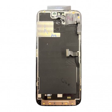 Дисплей для iPhone 14 Pro Max черный ODM стекло (с верхним шлейфом/под привязку)