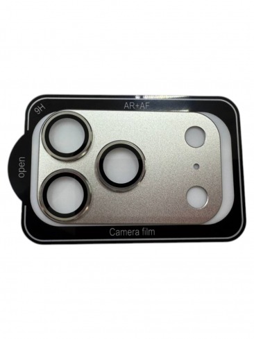 Защитное стекло камеры для iPhone 17 Pro AF+AR metal серый
