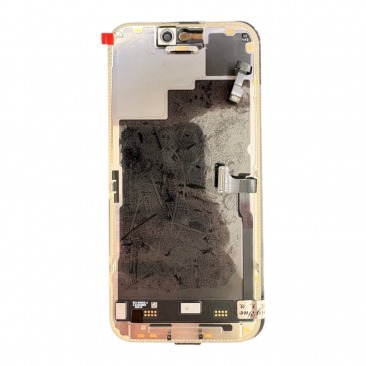 Дисплей для iPhone 15 Pro черный OEM (с верхним шлейфом/под привязку)