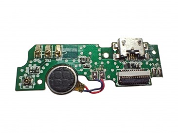 Шлейф / плата Homtom M20c на системный разъем + вибромотор + микрофон