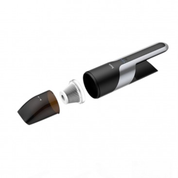 Портативный автомобильный пылесос HOCO PH16 Azure 80W, 2000 mAh, HEPA фильтр (черный)