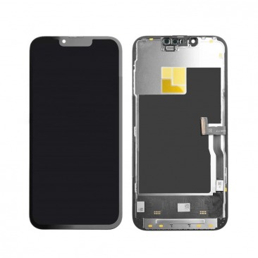 Дисплей для iPhone 13 Pro + тачскрин черный с рамкой (JCID SOFT OLED) привязка без ошибки