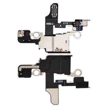 Шлейф с нижним микрофоном и барометром iPhone 16 Pro OEM