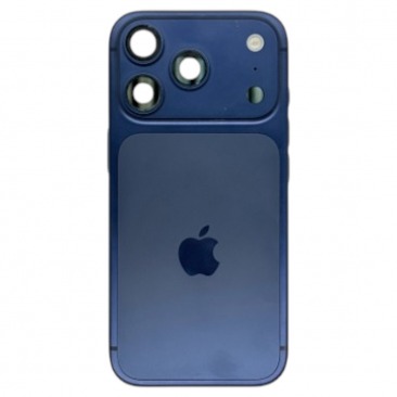 Корпус + задняя крышка для iPhone 17 Pro Max (Deep Blue) (темно-синий) без Sim