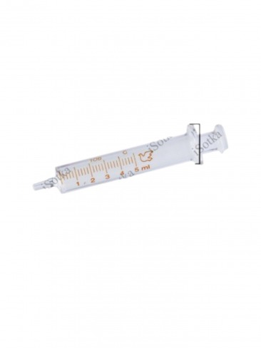 Шприц стеклянный для флюса 5ml
