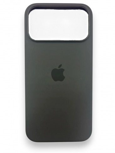 Чехол для iPhone 17 Pro Max MagSafe Silicone Case Stone Gray 1:1 (закрытый низ) Каменный серый