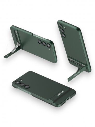 Чехол-накладка для Samsung Galaxy S24 Plus (SM-S926B), S25 Plus (S936B) GKK Triumph зеленый
