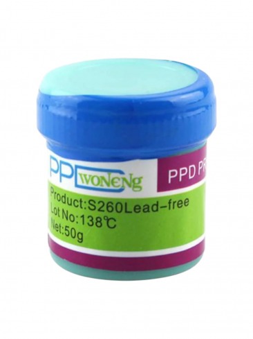 Паяльная паста PPD PRO WONeNg S260 138°C 50g (оригинал)