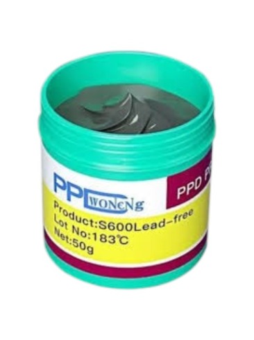 Паста паяльная низкотемпературная PPD PRO WONeNG S600L Lead-free 183°C 50g