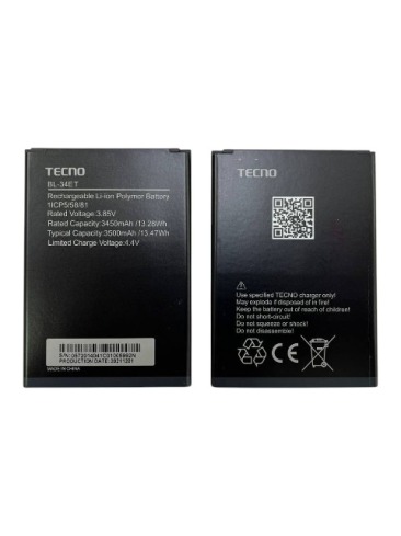 Аккумулятор для Tecno BL-34ET, TECNO POP 3 (BB2) 3500 mAh OR