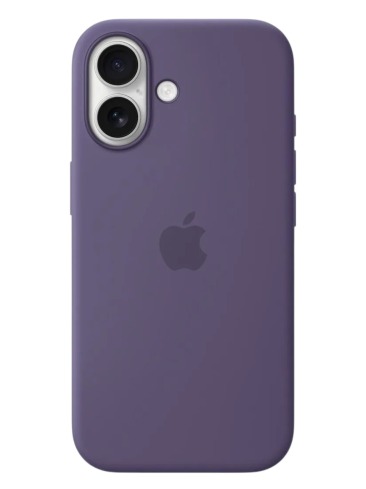 Чехол для iPhone 17 MagSafe Silicone Case Purple Fog 1:1 (закрытый низ) фиолетовый