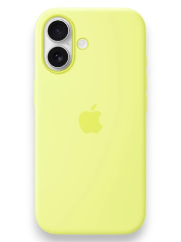 Чехол для iPhone 17 MagSafe Silicone Case Neon Yellow 1:1 (закрытый низ) Неоновый желтый