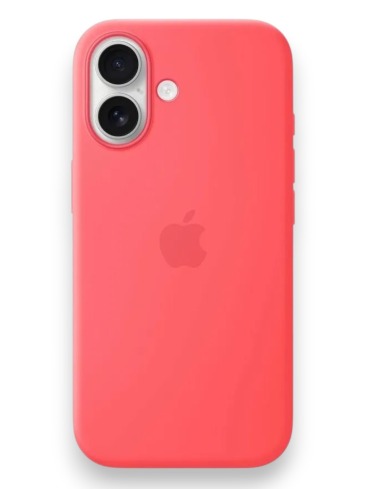 Чехол для iPhone 17 MagSafe Silicone Case Bright Guava 1:1 (закрытый низ) Яркая Гуава