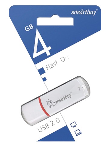 Флэш накопитель 4Gb Smartbuy USB 2.0