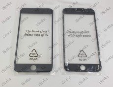 Стекло дисплея + рамка + OCA Apple iPhone 6S Plus (черный)