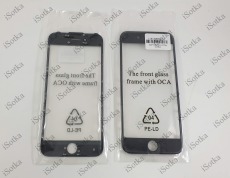 Стекло дисплея + рамка без OCA Apple iPhone 7 (черный)