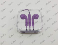 Наушники Apple EarPods 3.5 мм с микрофоном (фиолетовый)
