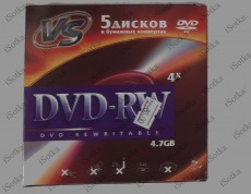 Оптический диск для многократной записи DVD-RW 4.7GB