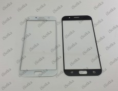 Стекло дисплея для Samsung SM-A720F Galaxy A7 (2017) (белый)