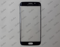 Стекло дисплея для Samsung G925F Galaxy S6 Edge (синий)