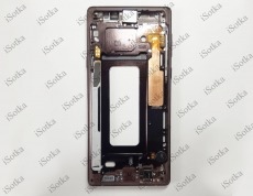 Средняя часть корпуса для Samsung N960F Galaxy Note 9 (коричневый) (б/у)