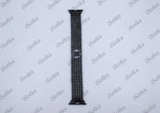 Ремешок метал Watch Series 42mm/44mm "Чешуя" (черный)