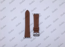 Ремешок кожанный Watch Series 42mm/44mm 22mm (коричневый)