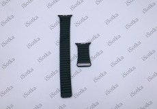 Ремешок Watch Series Leather Loop 42mm/44mm (темно-зеленый)