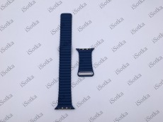 Ремешок Watch Series Leather Loop 42mm/44mm (темно-синий)