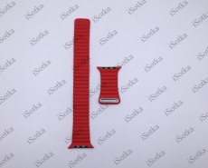 Ремешок Watch Series Leather Loop 42mm/44mm (красный)
