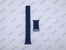 Ремешок Watch Series Leather Loop 38mm/40mm (темно-синий)