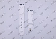 Ремешок силиконовый Watch Series 42mm/44mm (белый) N19