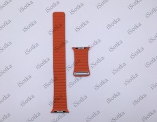 Ремешок Watch Series Leather Loop 38mm/40mm/41mm (оранжевый)
