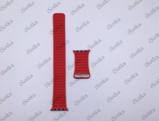 Ремешок Watch Series Leather Loop 38mm/40mm/41mm (красный)