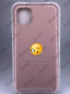 Чехол Apple iPhone 11 Pro Max Silicone Case №19 (Розовый песок)