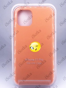 Чехол Apple iPhone 11 Pro Silicone Case №59 (оранжевый)