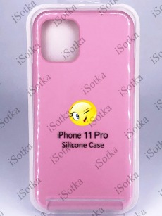 Чехол Apple iPhone 11 Pro Silicone Case №6 (Розовый)