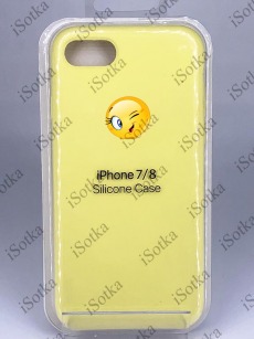 Чехол Apple iPhone 7 / 8 / SE (2020) Silicone Case №40 (лимонный)