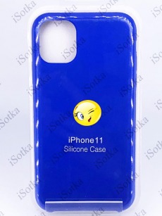 Чехол Apple iPhone 11 Silicone Case №48 (Ультра-синий)