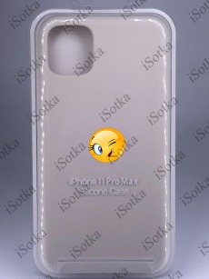 Чехол Apple iPhone 11 Pro Max Silicone Case №11 (Молочный)
