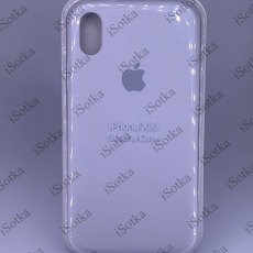 Чехол Apple iPhone XR Silicone Case №9 (белый)