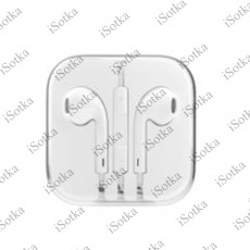Наушники Apple EarPods 3.5 мм с микрофоном (белый)