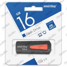 Флэш накопитель 16Gb Smart Buy Irone (черно-красный) 3.0