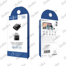 OTG Hoco Type-c to USB. UA5 3.0A (черный)