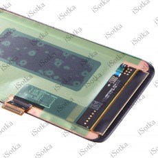 Дисплей для Samsung Galaxy S8 SM-G950F черный стекло ODM