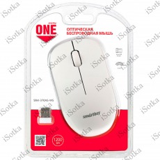 Мышь Smart Buy ONE беспроводная (белый)