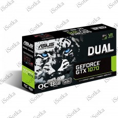 Видеокарта ASUS Dual GeForce GTX 1070 (DUAL-GTX1070-O8G)